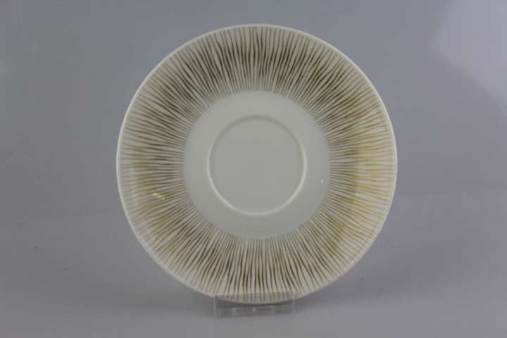 Untertasse für Kaffeetasse - Rosenthal - Form 2000 - Linien gold
