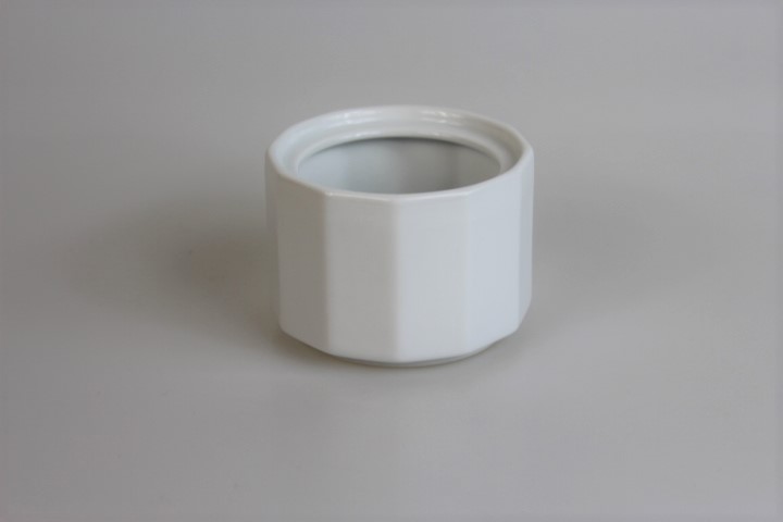 Zuckerdose ohne Deckel - Rosenthal - Polygon - Hotelgeschirr - Weiß