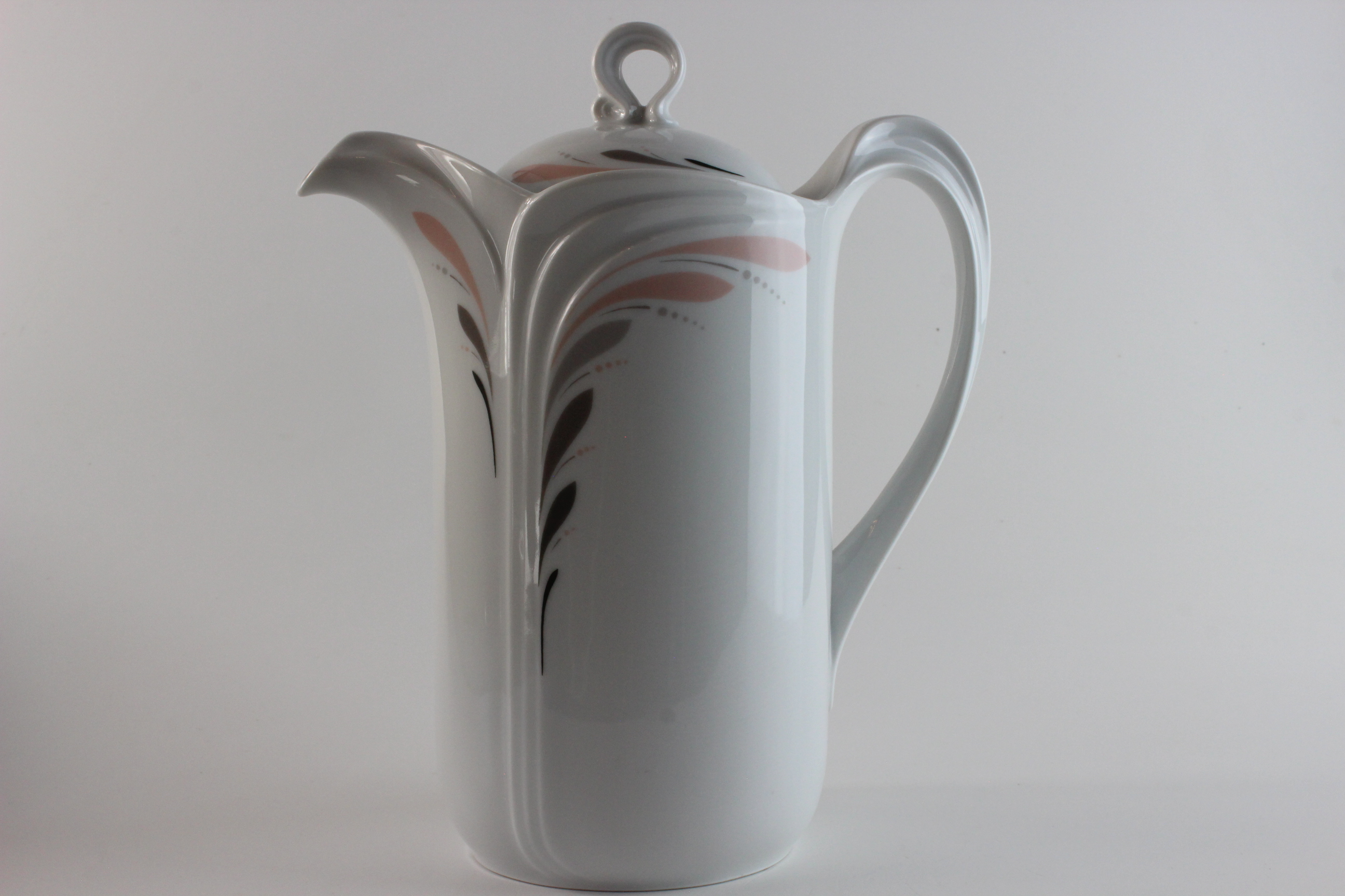 Kaffeekanne - Seltmann Weiden - Grau / Rosa