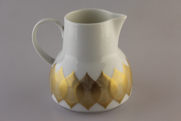 Sahnekännchen - Rosenthal - Lotus - Goldblatt