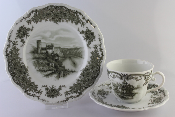 Kaffeegedeck 3 tlg. - Seltmann Weiden - Barock - Rheingau