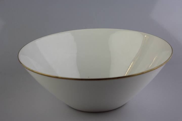 Schüssel Ø 23 cm - Rosenthal - Form 2000 - polierter Goldrand