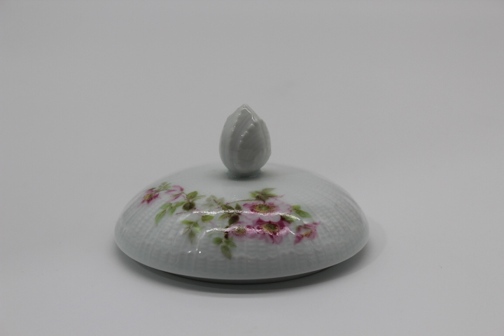 Deckel ür Zuckerdose - Giraud Limoges - Corail - Heckenrose