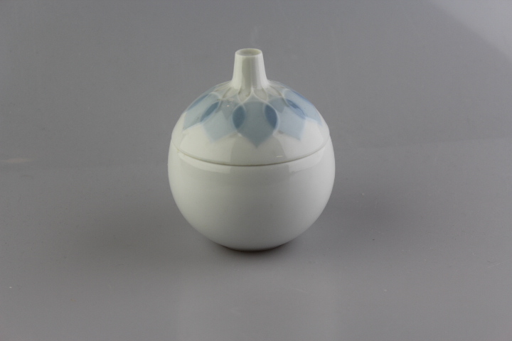 Zuckerdose - Rosenthal - Lotus - Blau