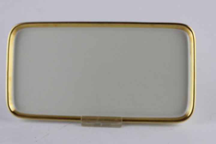 Tablett - Fürstenberg - Goldrand 01575