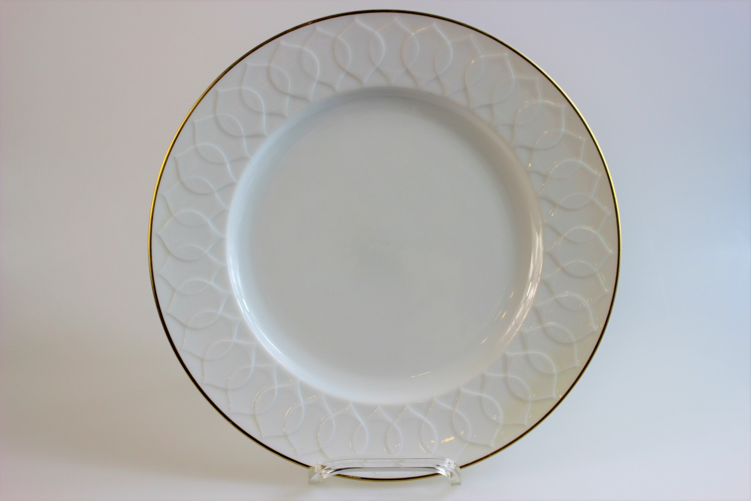 Speiseteller - Rosenthal - Lotus - Goldrand