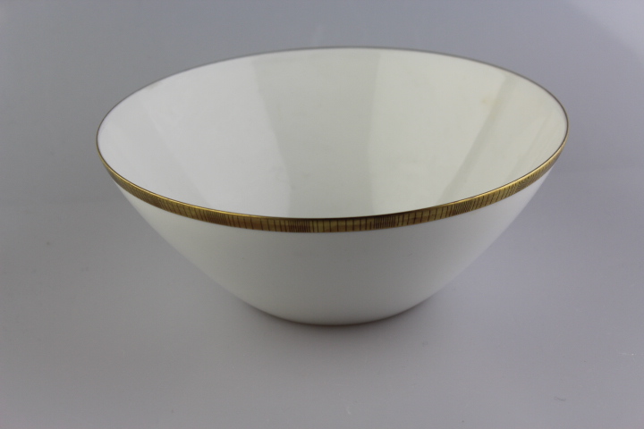 Schüssel Ø 19 cm - Rosenthal - Form 2000 - Goldband mit Streifen