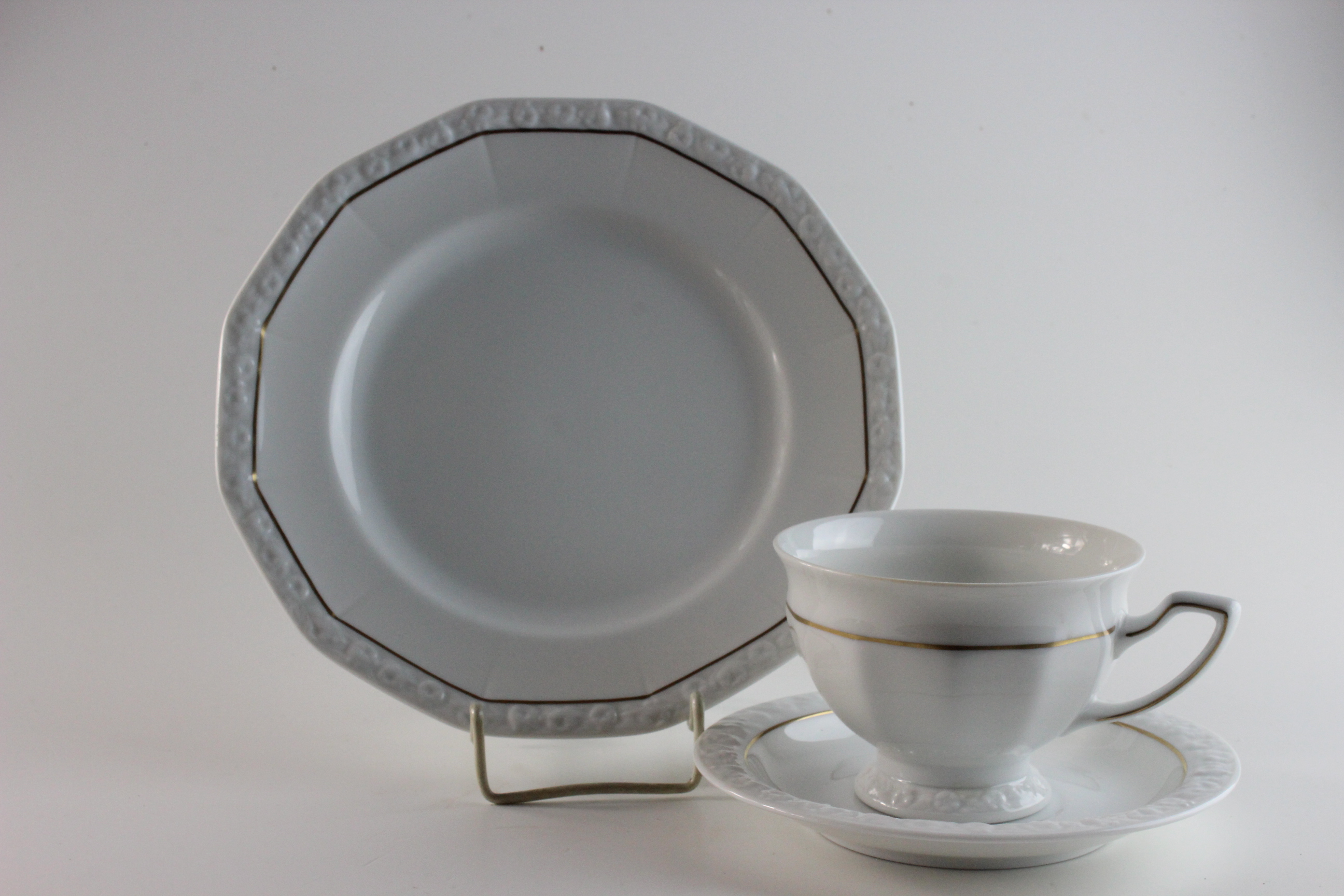 Kaffeegedeck 3 tlg. - Rosenthal - Goldlinie