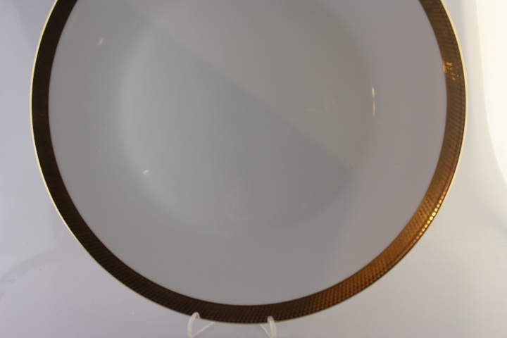 Kuchenteller Ø 32,5 cm - Rosenthal - Form 2000 - Goldgitter