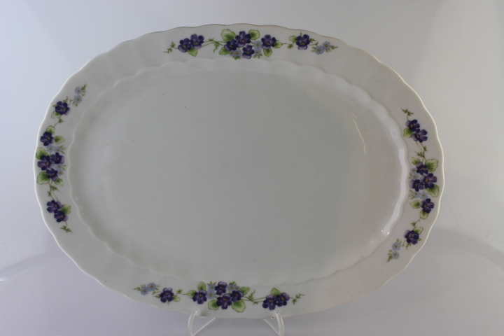 Fleischplatte 28,5 cm - Eschenbach - Veilchen