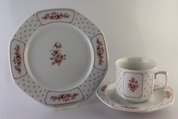 Kaffeegedeck -  Seltmann Weiden - Mirabell - Rosa Blume