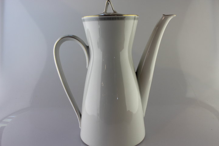 Kaffeekanne - Rosenthal - Form 2000 - Graue Rechtecke