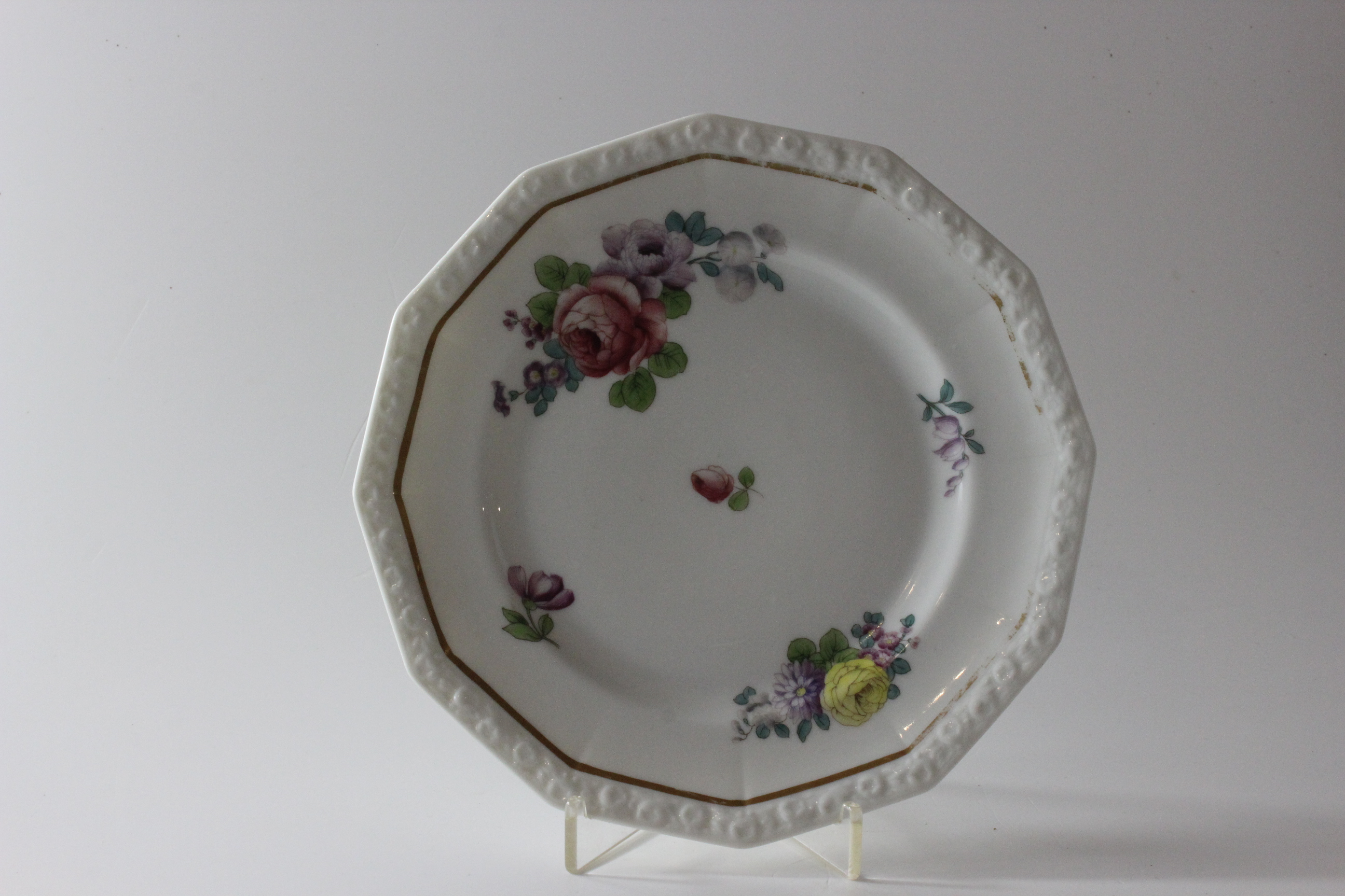 Kuchenteller - Rosenthal - Handbemalt