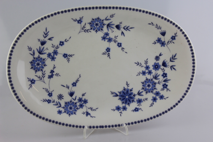 Fleischplatte 28cm - Seltmann Weiden - Bayrisch Blau