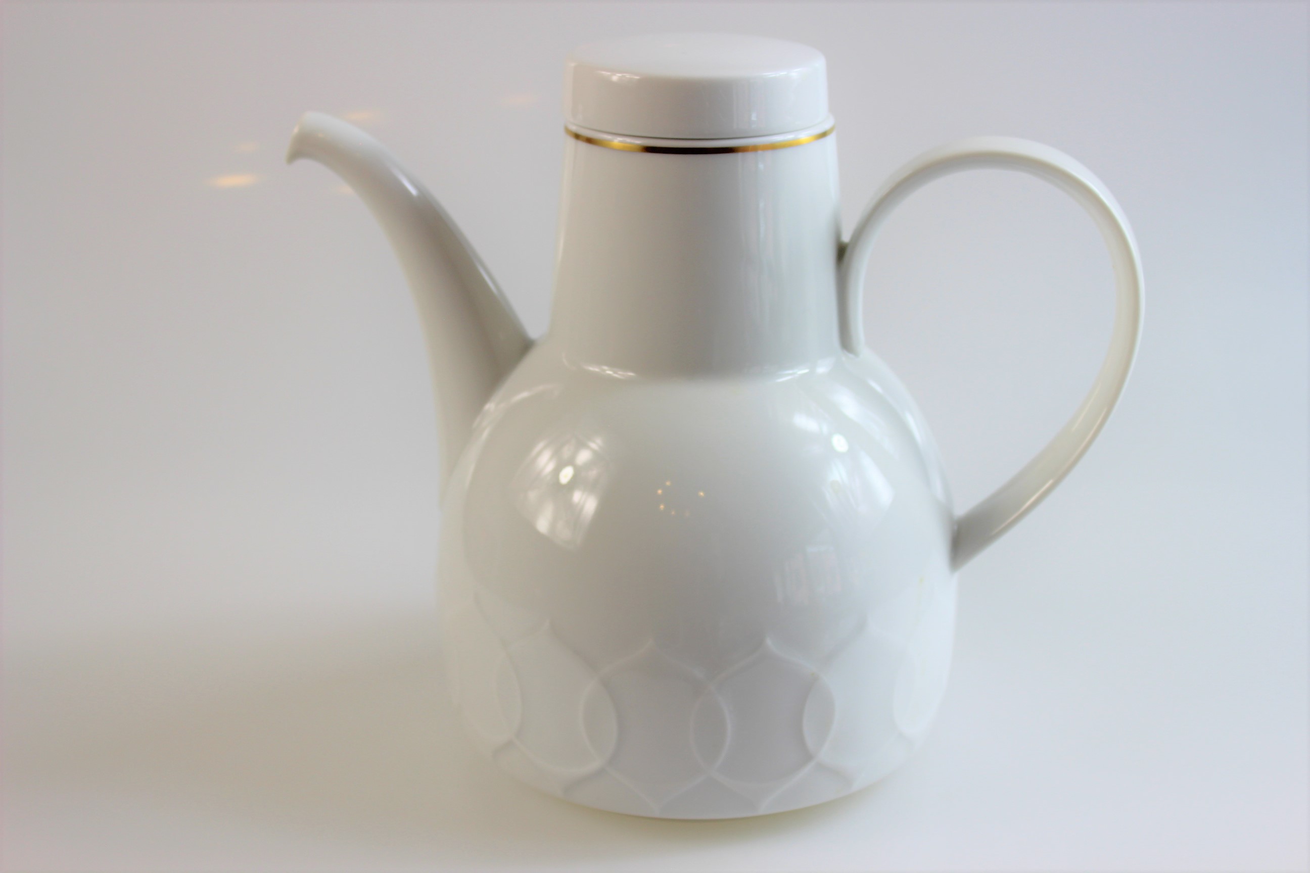 Kaffeekanne - Rosenthal - Lotus - Goldrand