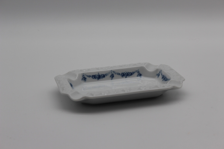 Aschenbecher - Rosenthal - Maria - Rosenkante blau