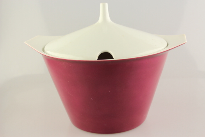 Terrine groß - Rosenthal - Berlin - Purpur