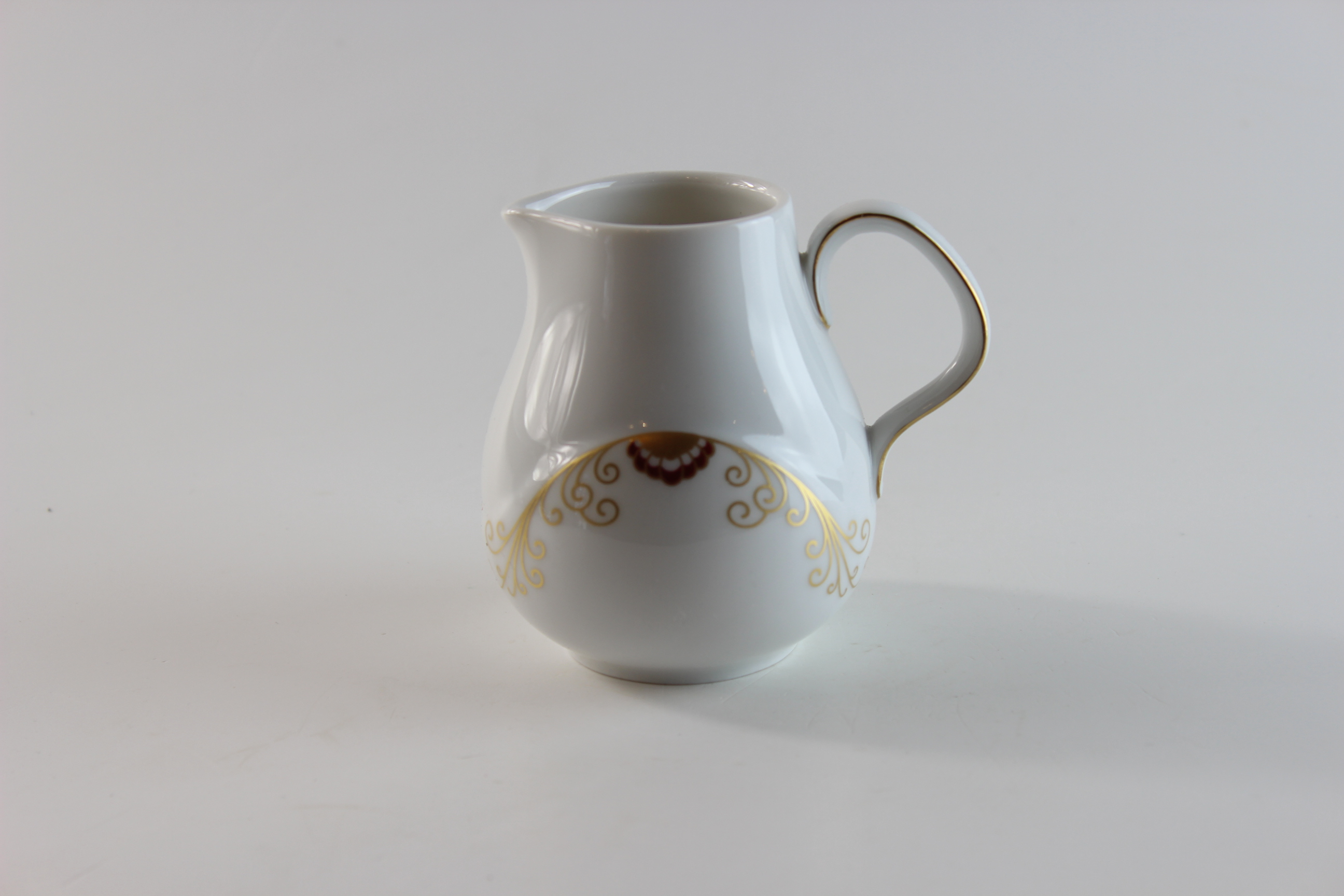 Sahnekännchen - Heinrich - Rot/Gold