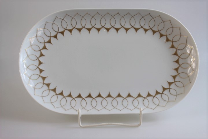 Fleischplatte 33,5 cm - Rosenthal - Gold Silhouette