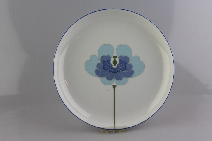 Kuchenteller Ø 20 cm - Rosenthal - Century - Census Blaue Blume