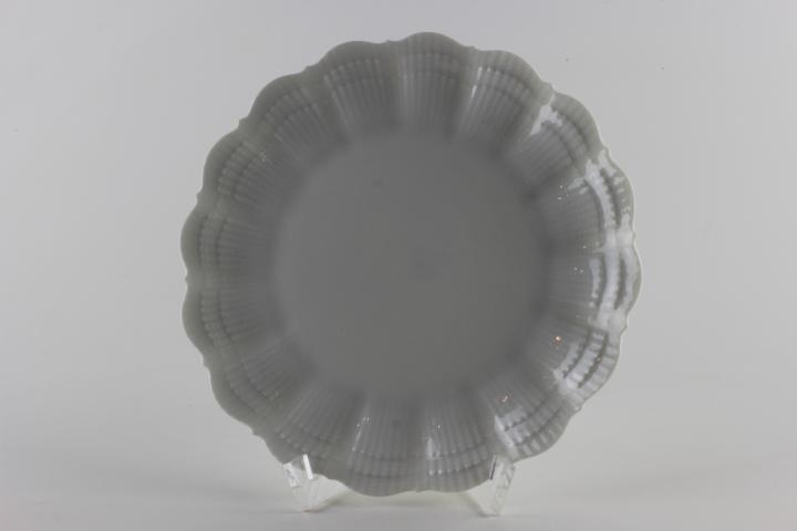 Brotteller Ø 15,7 cm - Giraud Limoges - Corail - weiß