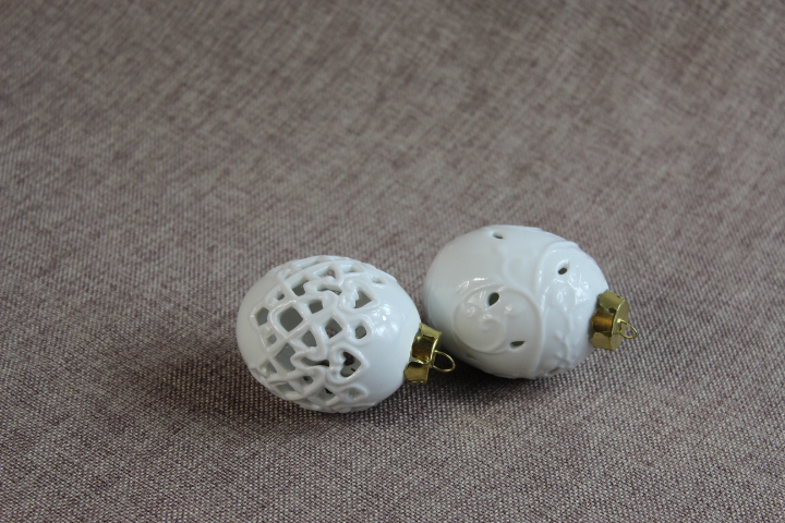 4317 - Durchbrucheier 2er Set - 7 cm