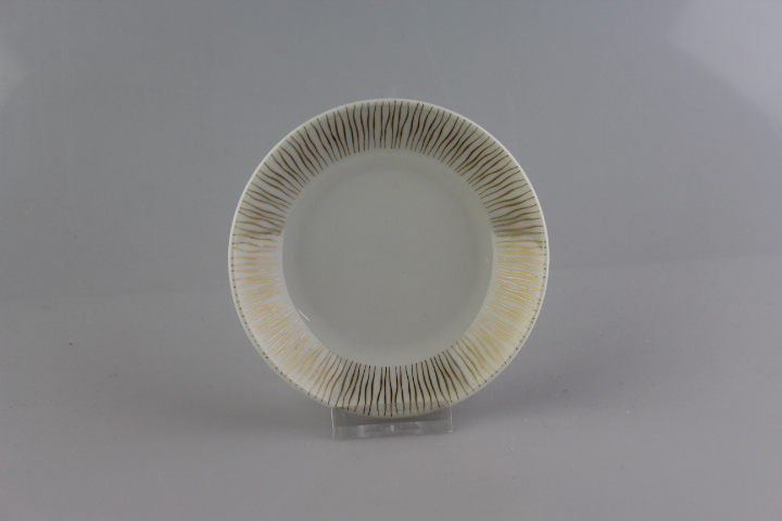 Gebäckschälchen - Rosenthal - Form 2000 - Linien gold