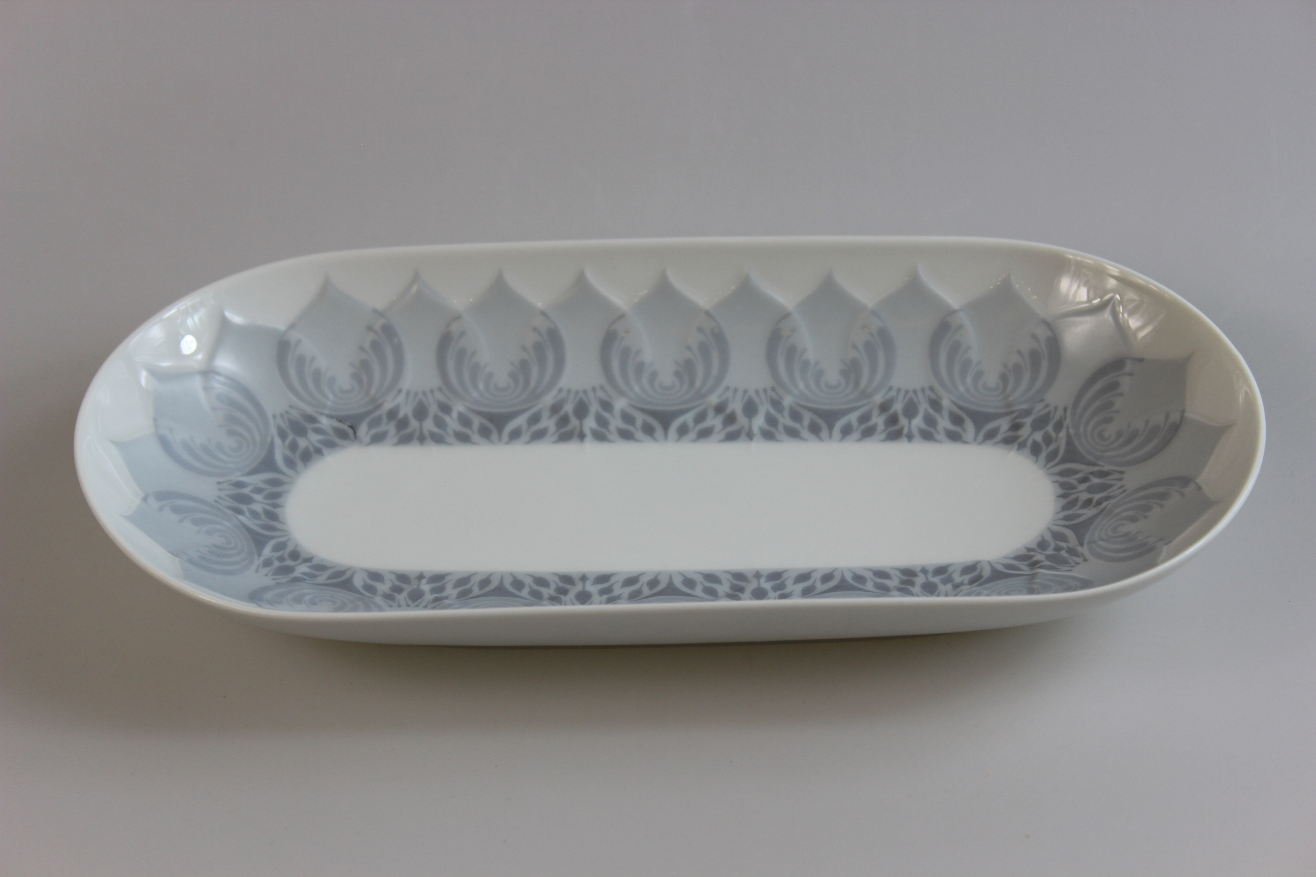 Schale - Rosenthal - Lotus - Madras grau