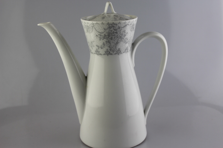 Kaffeekanne - Rosenthal - Form 2000 - Idyll grau