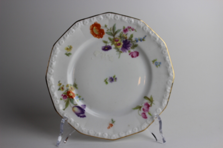 Brotteller 2. Wahl - Rosenthal - Sommerstrauß Goldrand