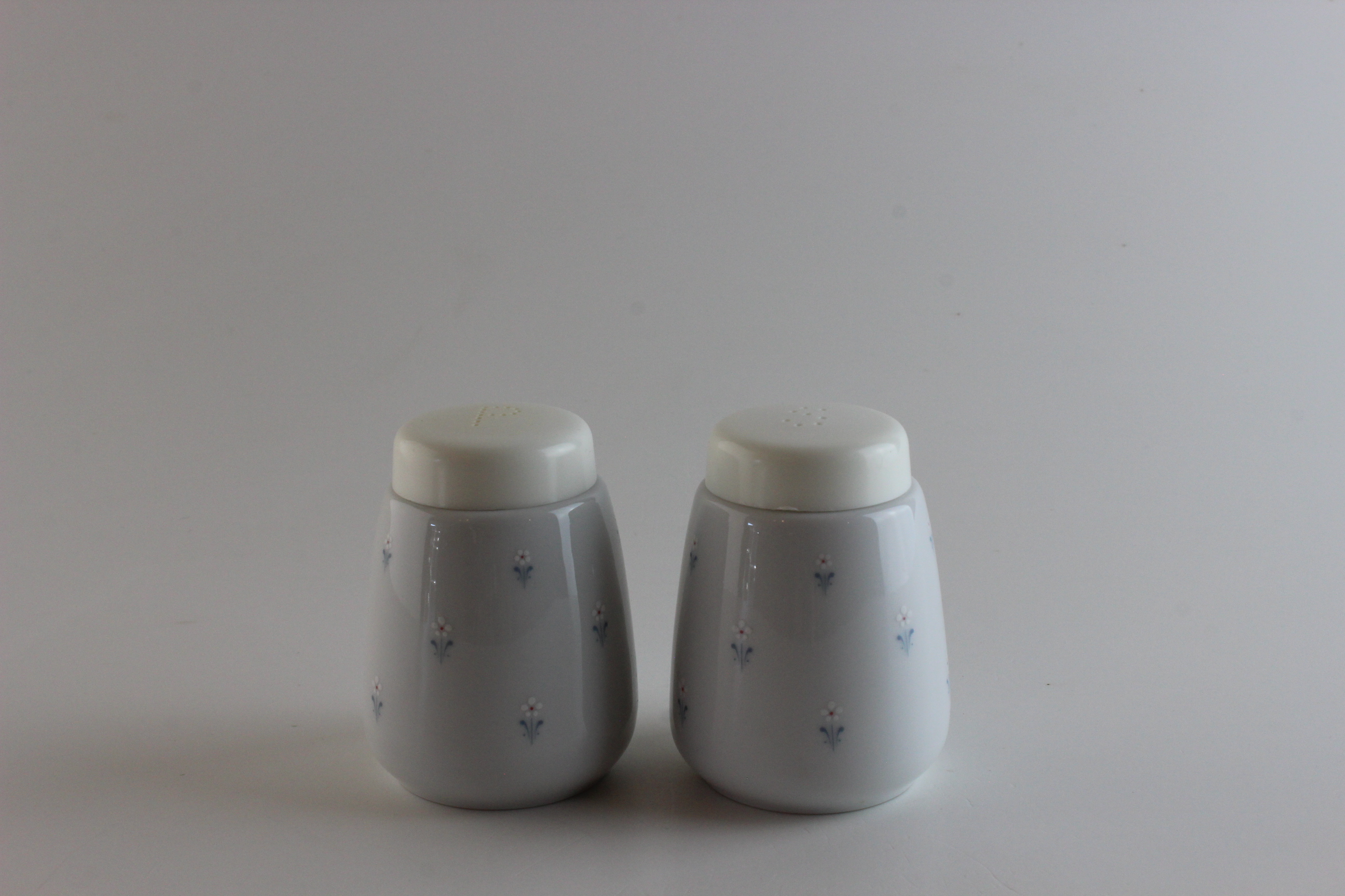 Salz- und Pfefferstreuer 2.tlg - Seltmann Weiden - Jasmin - Blaue Streublume 28166