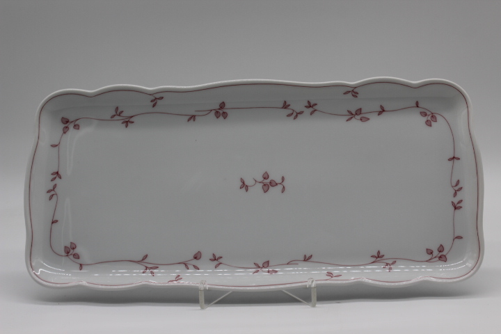 Königskuchenplatte - Hutschenreuther - Maria Theresia - Seehof rosa