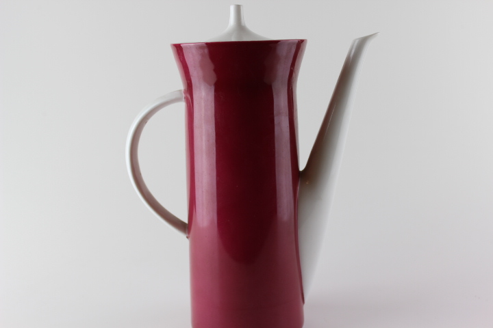 Kaffeekanne 19 cm - Rosenthal - Berlin - Purpur