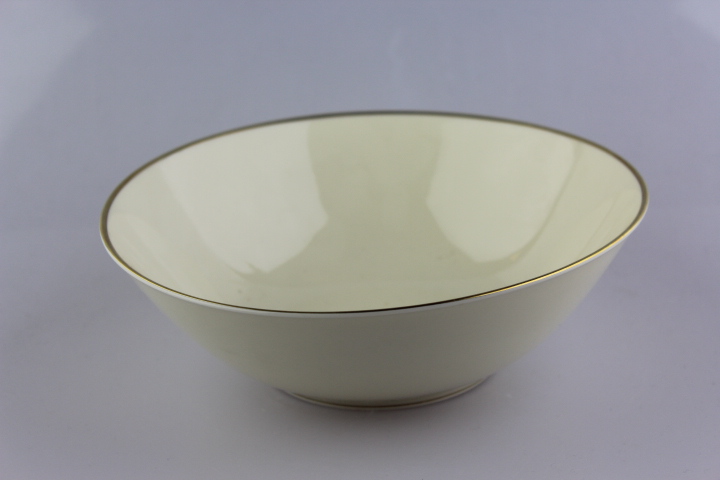 Schüssel Ø19 cm - Heinrich - Anmut - Creme/Gold schmal