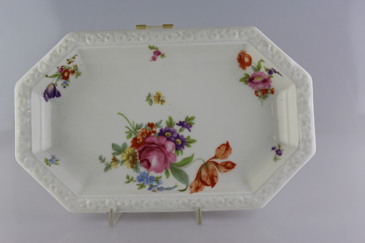 Fleischplatte 27,5 cm - Rosenthal - Sommerstrauß