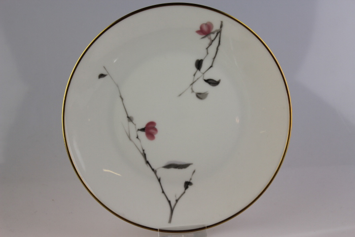 Kuchenteller Ø 19 cm - Rosenthal - Form 2000 - Japanischer Blütenzweig