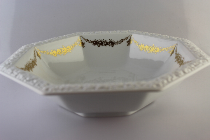 Schüssel Ø 26,5 cm - Rosenthal - Rosenkante gold