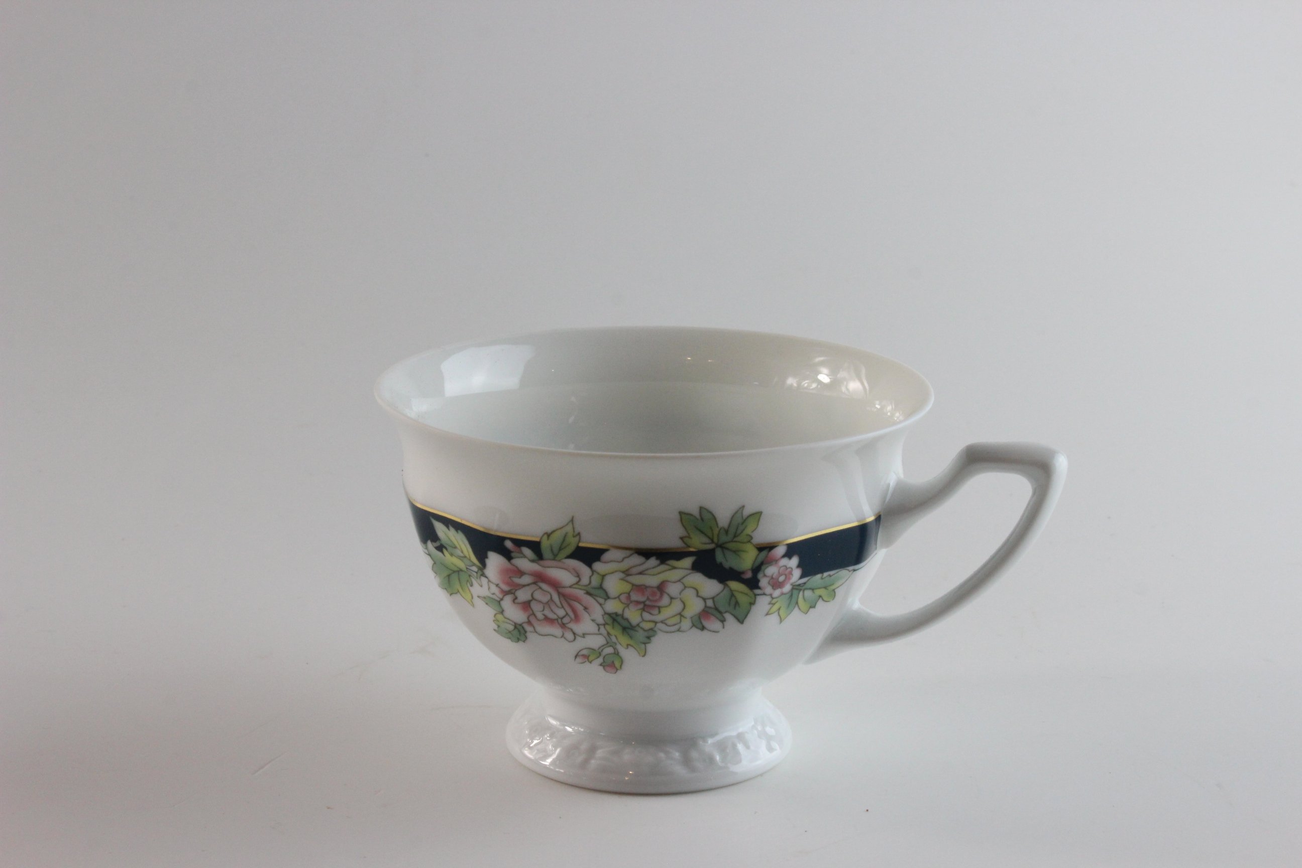 Kaffeetasse - Rosenthal - Grüne Rosenkante