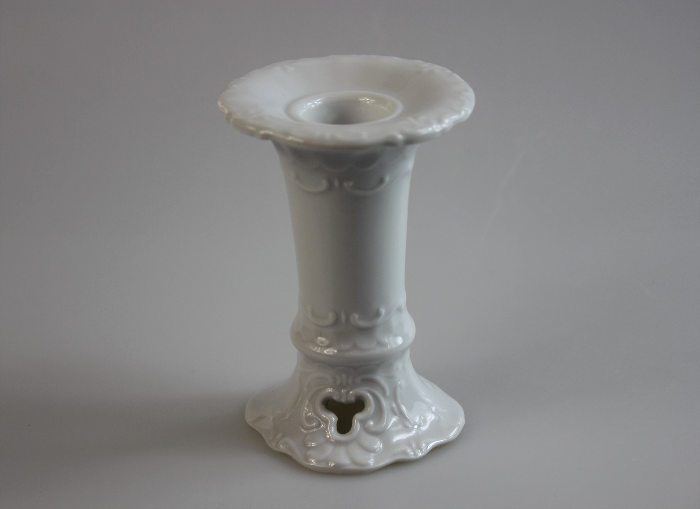 Kerzenhalter 10,5 cm - Rosenthal - Maria weiß