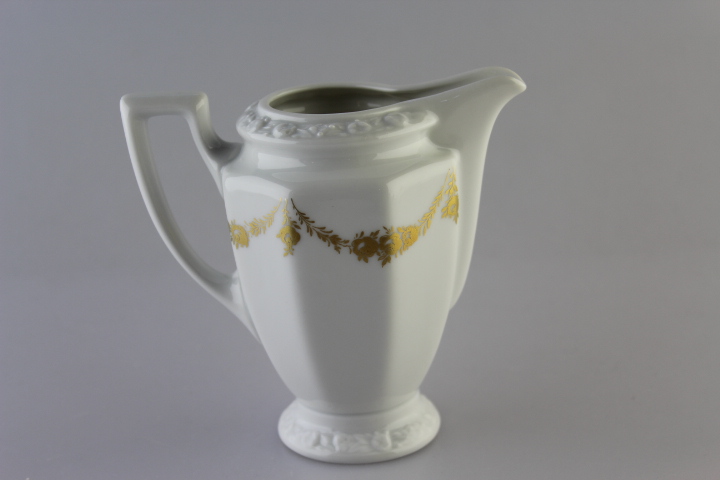 Sahnekännchen - Rosenthal - Rosenkante gold