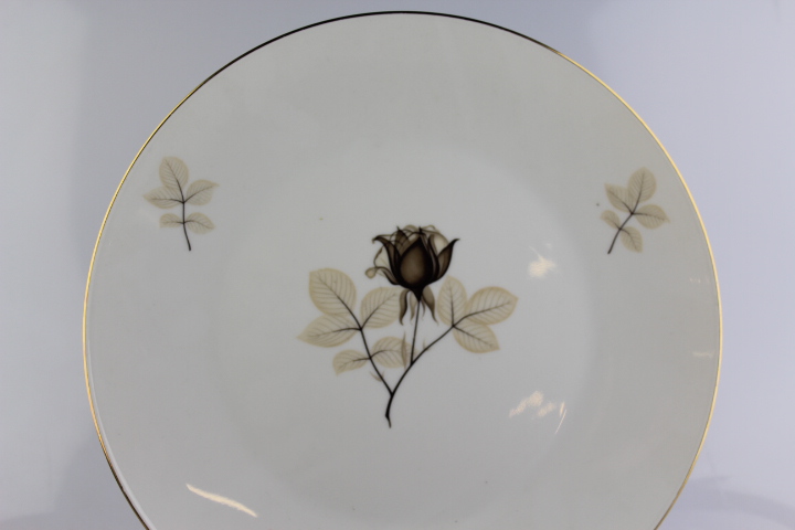 Kuchenteller Ø 29,5 cm - Rosenthal - Form 2000 - Schattenrose