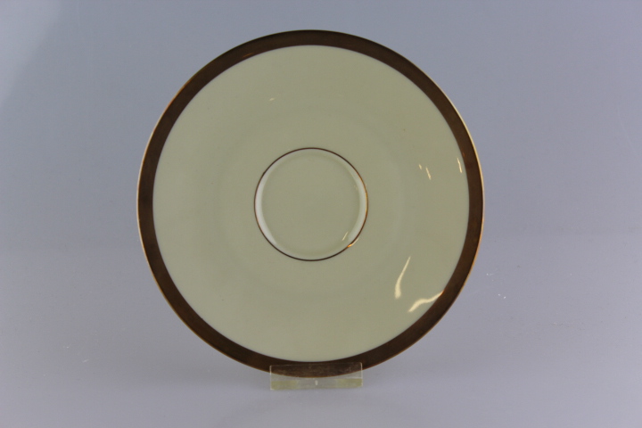 Untertasse für Teetasse - Heinrich - Anmut - Creme/Gold breit