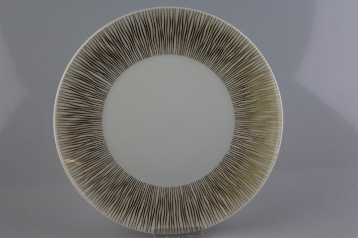 Kuchenteller Ø 19 cm - Rosenthal - Form 2000 - Linien gold