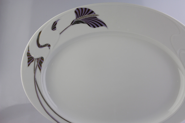 Fleischplatte 38,5 cm - Rosenthal - Asimmetria - Indian Summer