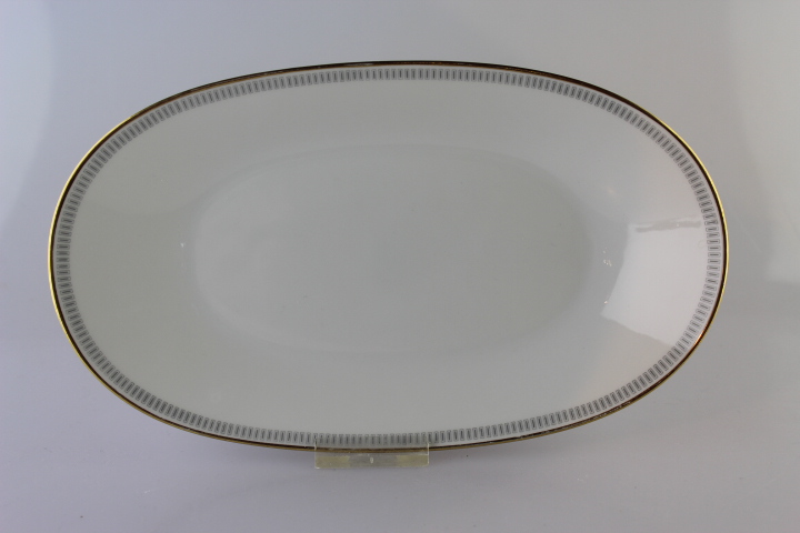 Aufschnittplatte - Rosenthal - Form 2000 - Graue Rechtecke