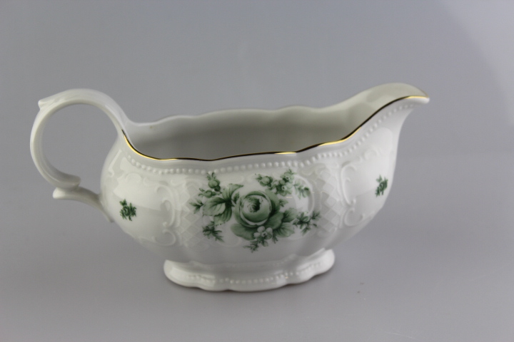 Sauciere - Seltmann Weiden -  Wien - Grüne Rose