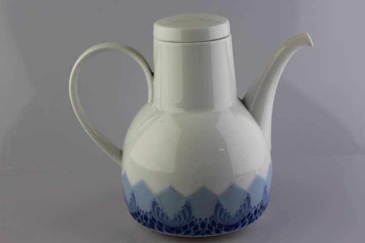 Kaffeekanne - Rosenthal - Lotus - Madras blau