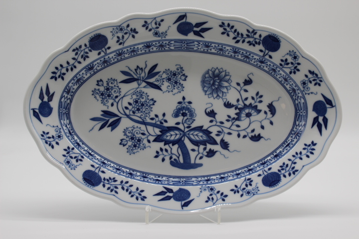 Fleischplatte 35,5 cm - Hutschenreuther - Zwiebelmuster