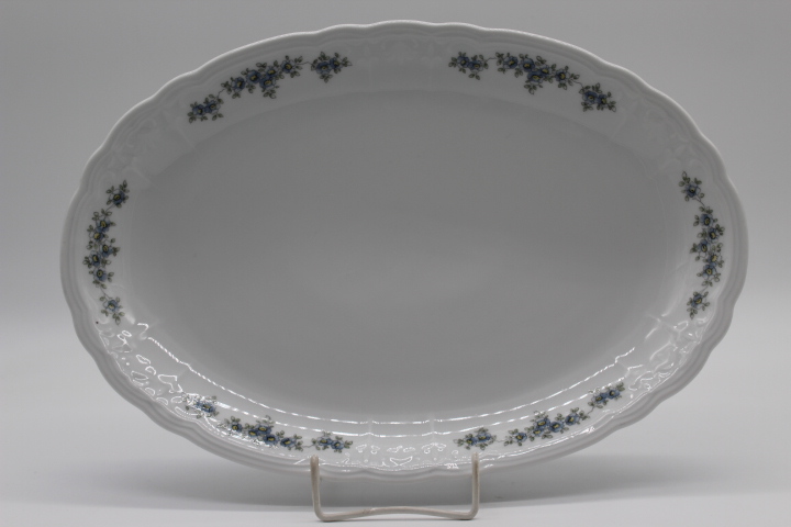 Fleischplatte 31 cm - Seltmann Weiden - Julia - Blaue Ranke