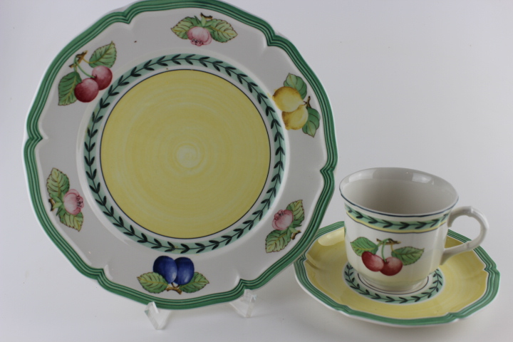 Kaffeegedeck 3 tlg. - Villeroy & Boch - French Garden - Fleurence